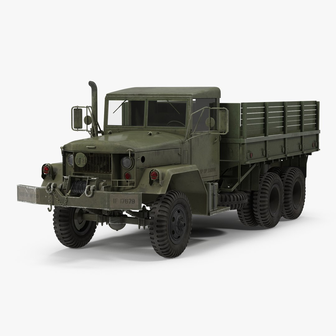 Military Cargo Truck m35a2 3D Model 3D model preview