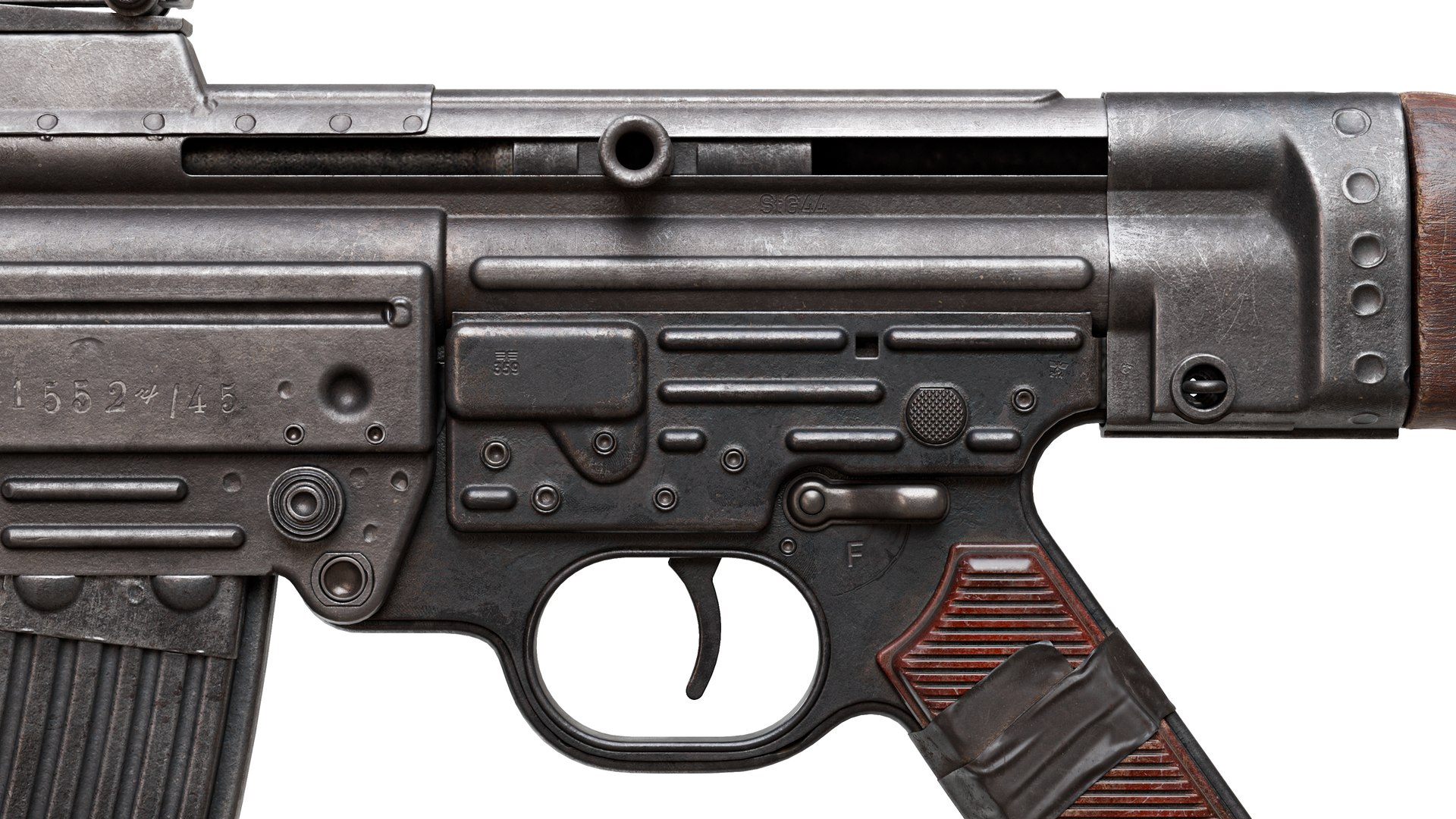 STG 44 SturmGewehr 44 Fully Assembled 3D model https://p.turbosquid.com/ts-thumb/Bp/mZQrNw/Xn/scene_06/png/1767811592/1920x1080/fit_q87/4520cf525664a9b64f4e6e9f8c1c331c8a40d342/scene_06.jpg
