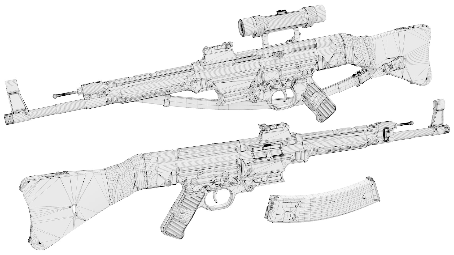 STG 44 SturmGewehr 44 Fully Assembled 3D model https://p.turbosquid.com/ts-thumb/Bp/mZQrNw/eP/wireframe_01/png/1767811599/1920x1080/fit_q87/0fa5b75b45a3eae4fade3493ead890853a38feb6/wireframe_01.jpg