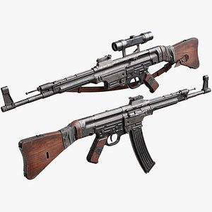 STG 44 SturmGewehr 44 Fully Assembled 3D model