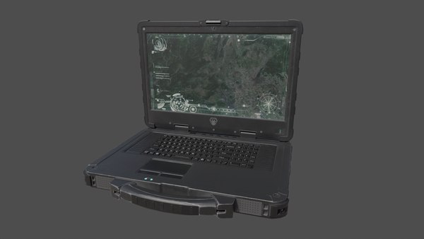 modèle 3D de ordinateur portable militaire - TurboSquid 2504262