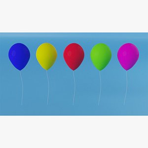 3D Colorful Balloons