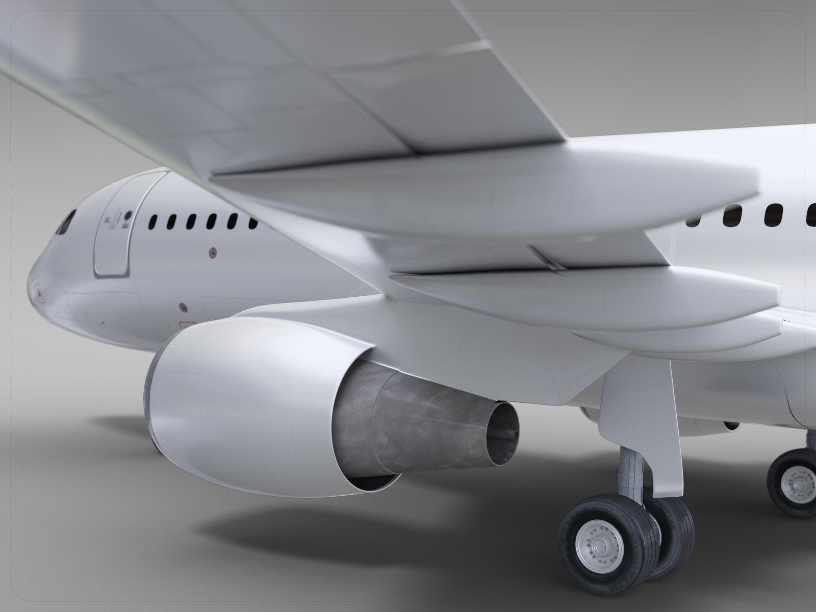 3D airbus a320 landing gear - TurboSquid 1192924