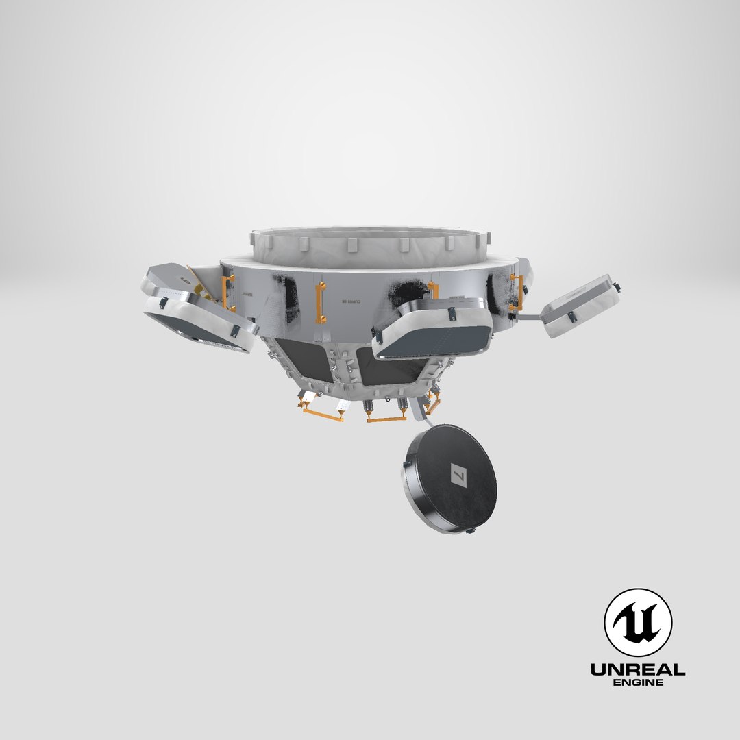 Iss cupola observational module model TurboSquid 1624477
