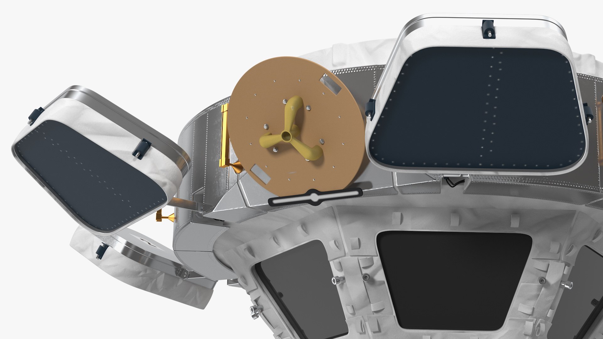Iss cupola observational module model TurboSquid 1624477