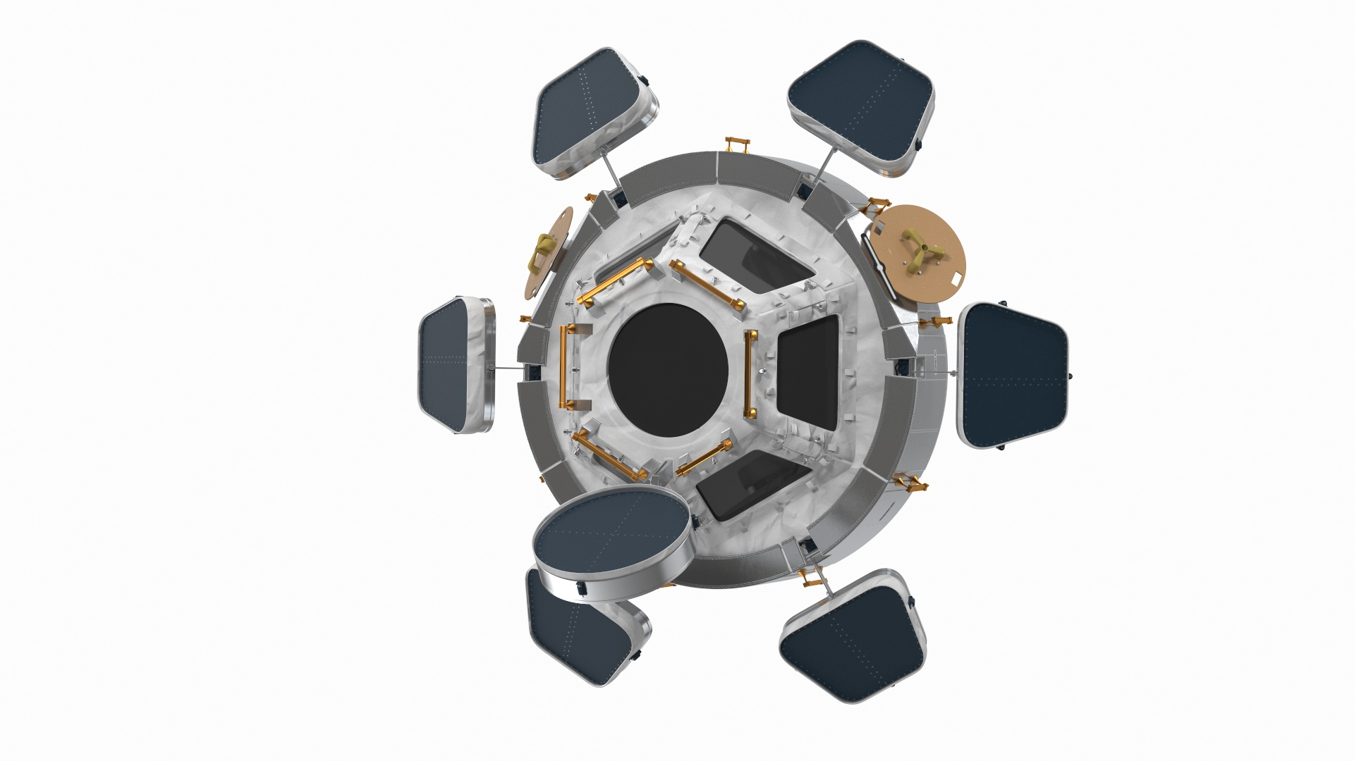 Iss Cupola Observational Module Model TurboSquid 1624477