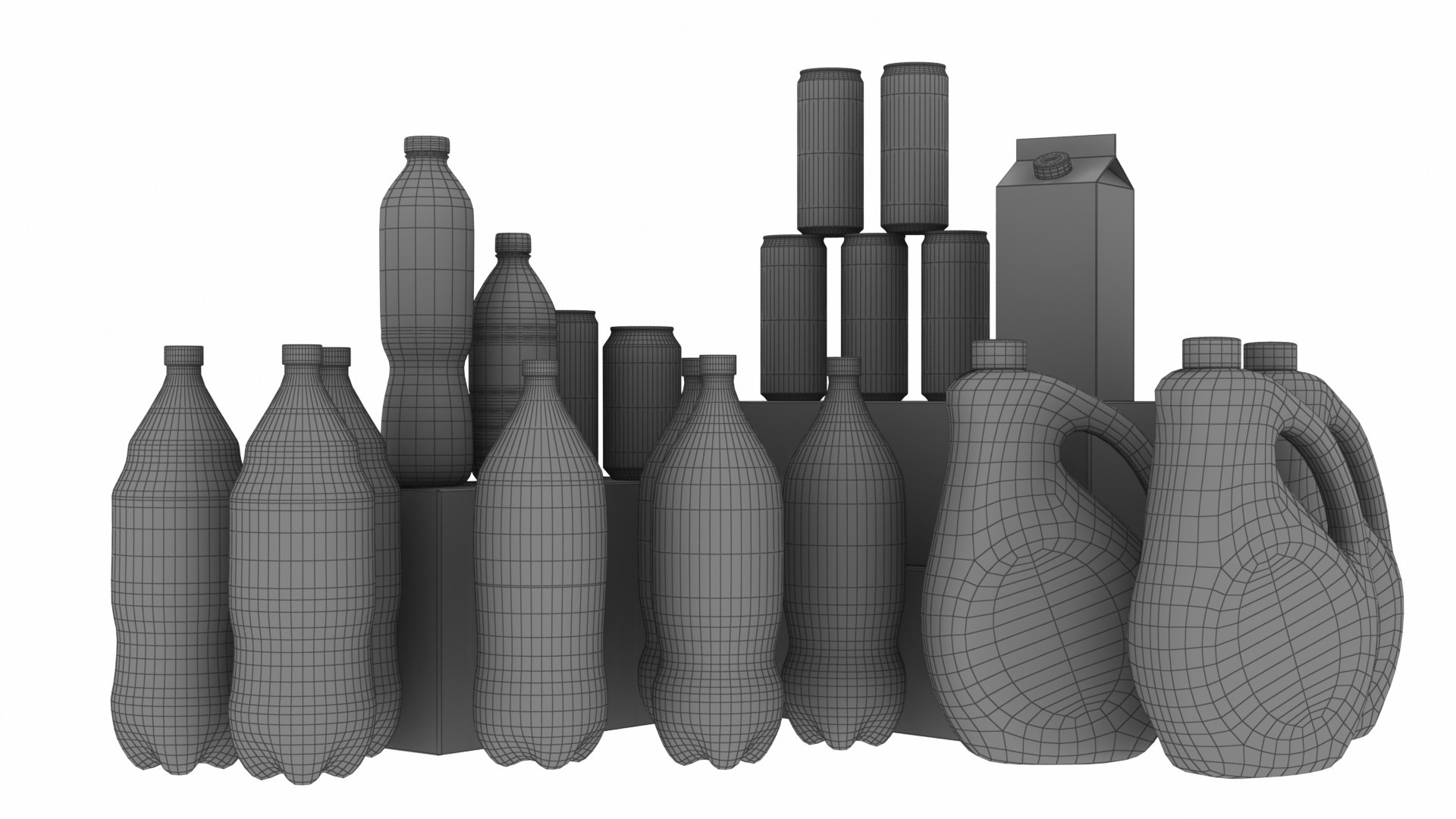 Cocacola Products 23 In 1 3D - TurboSquid 2374263