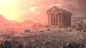 3D Garni Temple Environment