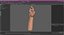 Caucasian Child Hand OK Pose