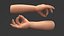 Caucasian Child Hand OK Pose