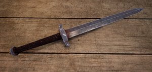 3D model fantasy medieval short sword