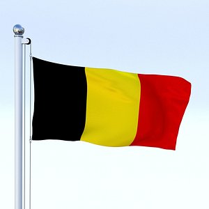 flag pole obj