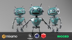 RIGGED AND ANIMATED WALK CYCLE