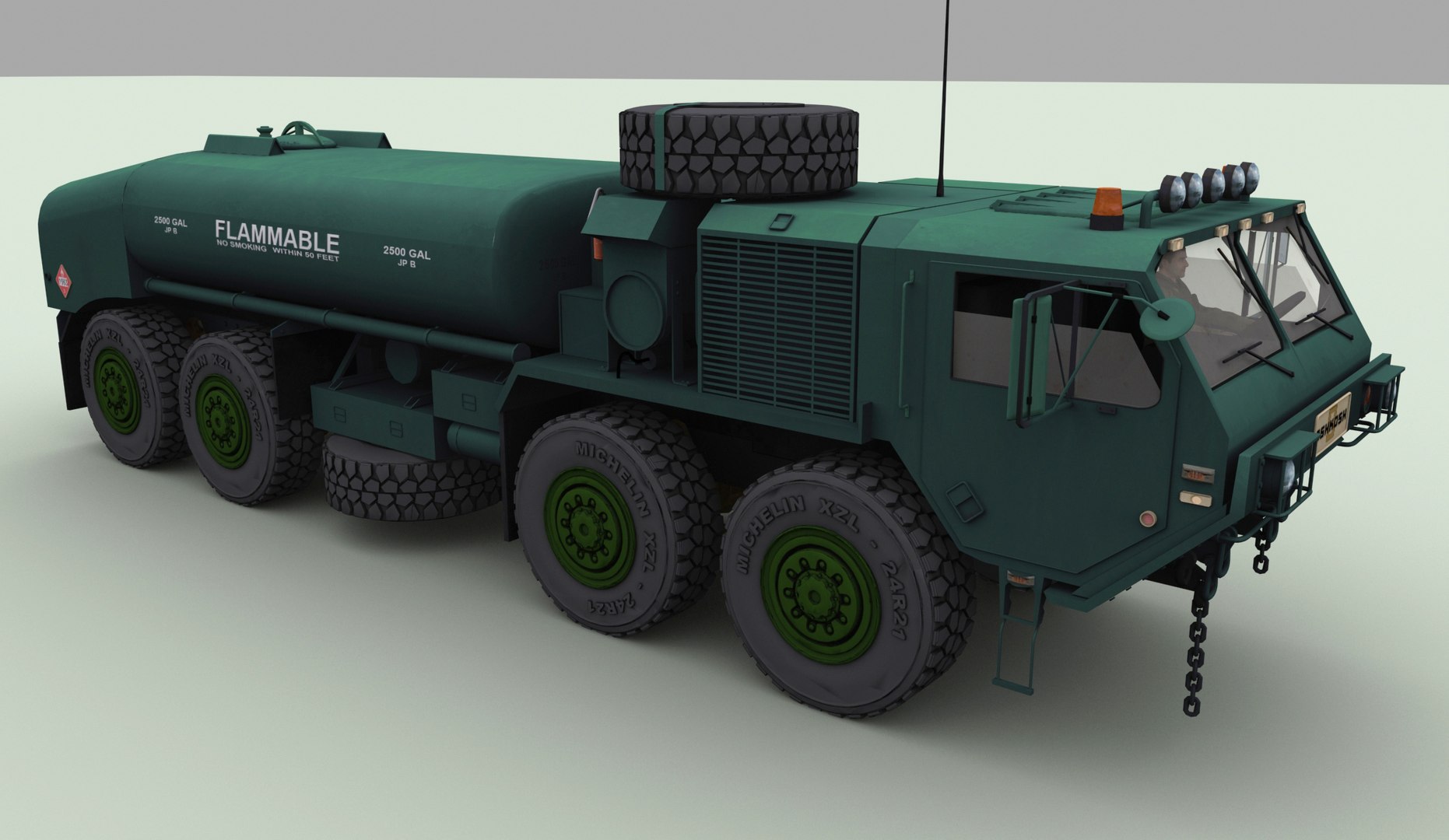 Hemtt A4 M978 Fuel 3d Model