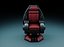 Sci fi armchair highpoly 3d model futuristic seat 3D model model