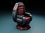 Sci fi armchair highpoly 3d model futuristic seat 3D model model