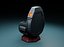 Sci fi armchair highpoly 3d model futuristic seat 3D model model