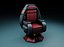 Sci fi armchair highpoly 3d model futuristic seat 3D model model