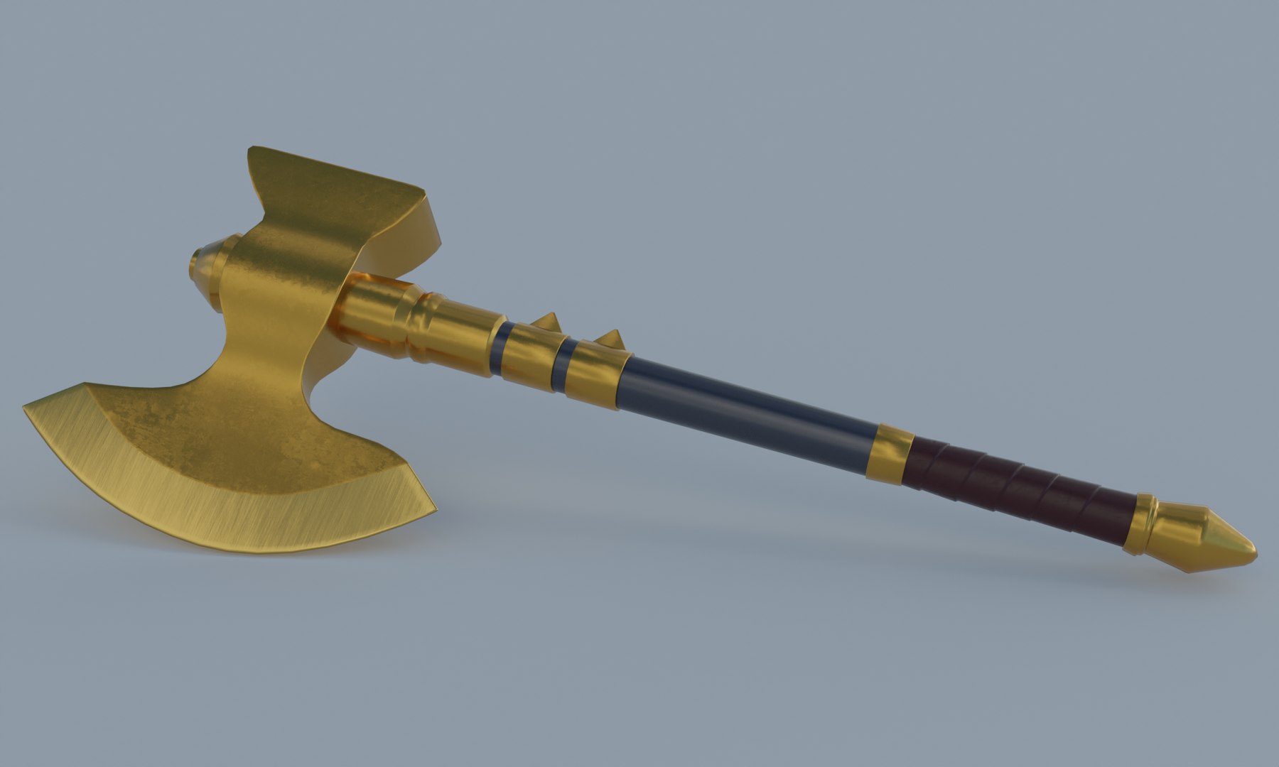 Golden axe hammer battle weapon 3D model https://p.turbosquid.com/ts-thumb/Bq/NCcSLg/Mo/a3/png/1665928196/1920x1080/fit_q87/985556259259c5b0cf5725c7c78aa93152c239f4/a3.jpg