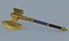 黄金の斧ハンマー戦闘武器
