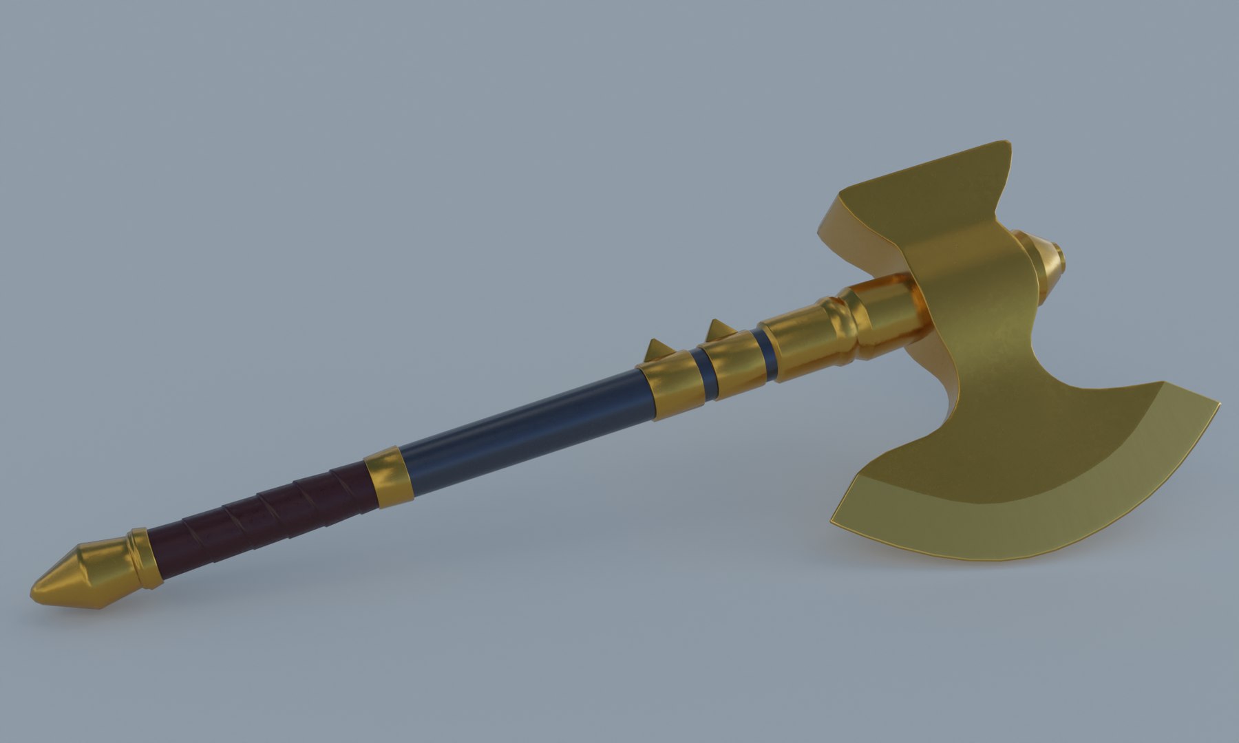 Golden axe hammer battle weapon 3D model https://p.turbosquid.com/ts-thumb/Bq/NCcSLg/Z1/a11/png/1665928553/1920x1080/fit_q87/cd35ff3fceafa7a509c442c1ce580030ec7a0771/a11.jpg