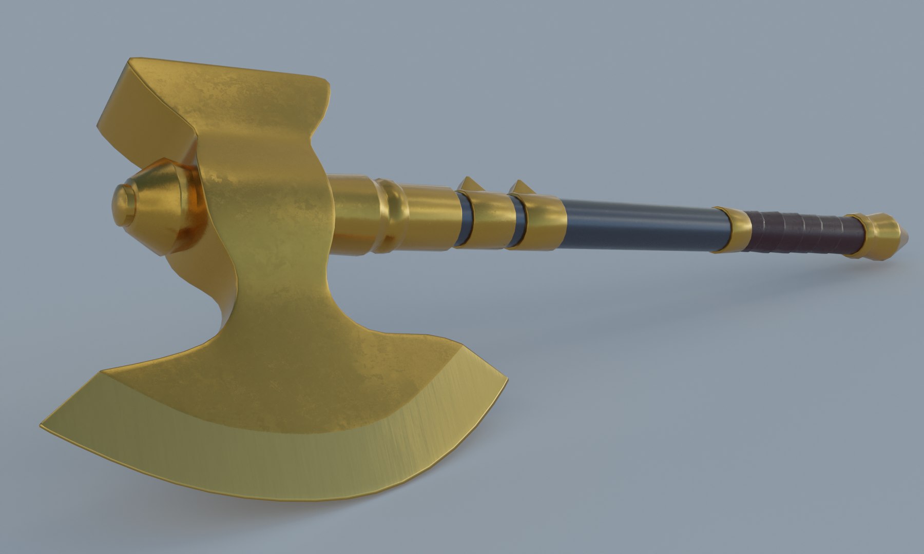 Golden axe hammer battle weapon 3D model https://p.turbosquid.com/ts-thumb/Bq/NCcSLg/eC/a1/png/1665928168/1920x1080/fit_q87/68674276f180557a6e72b453762bcd4762116fd5/a1.jpg