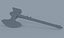黄金の斧ハンマー戦闘武器