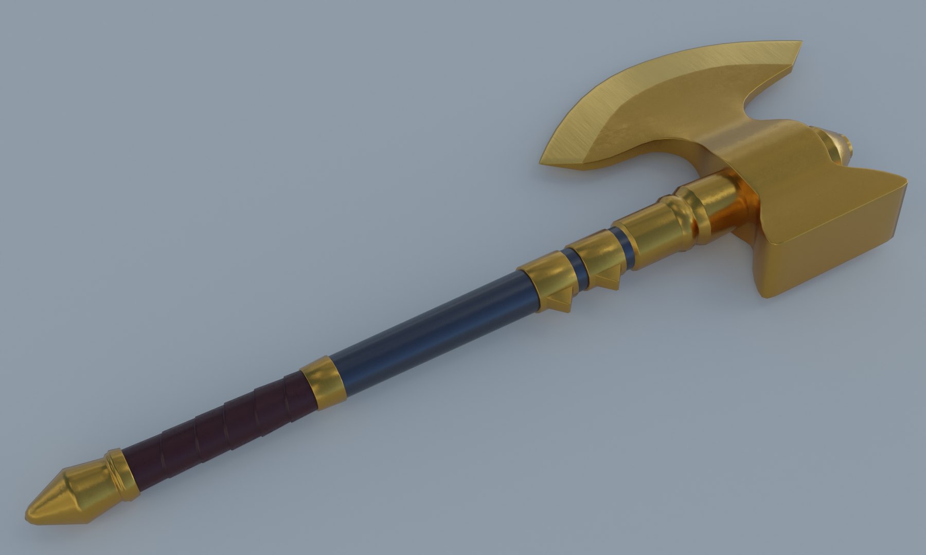 Golden axe hammer battle weapon 3D model https://p.turbosquid.com/ts-thumb/Bq/NCcSLg/jn/a7/png/1665928350/1920x1080/fit_q87/9296a82c1bac1d42ee8c66fe415e276a27cb9f2c/a7.jpg