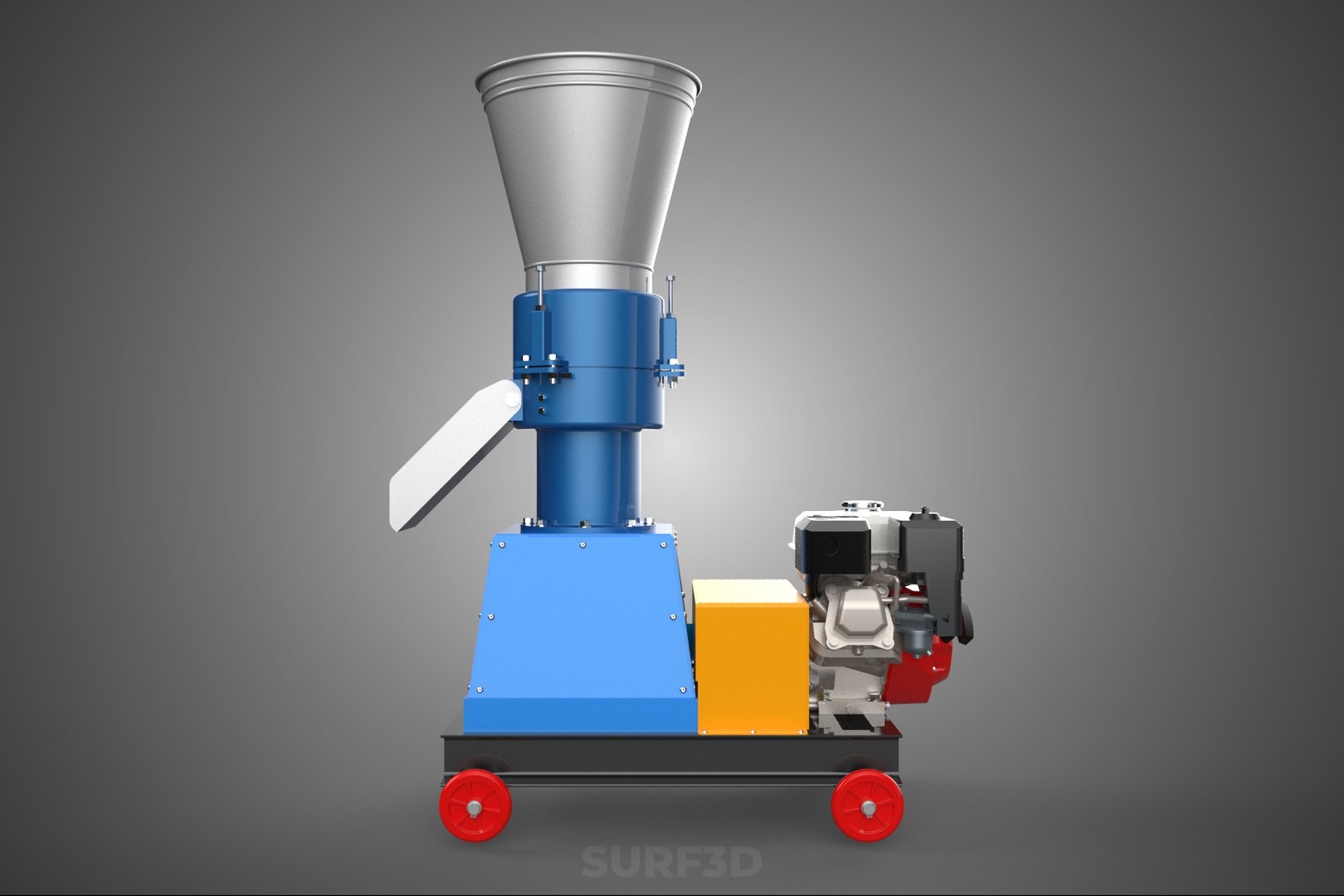 3D model PELLET PRESS MILL MAKING PRINTING MACHINE GRANULATOR GAS ENGINE https://p.turbosquid.com/ts-thumb/Bq/NJYxdV/aR/25_1763_pelletpressmillmakingprintingmachinegranulatorgasengine/jpg/1782716526/1920x1080/fit_q87/74f0f273a66be2b63ae75c0438666d44867ee301/25_1763_pelletpressmillmakingprintingmachinegranulatorgasengine.jpg