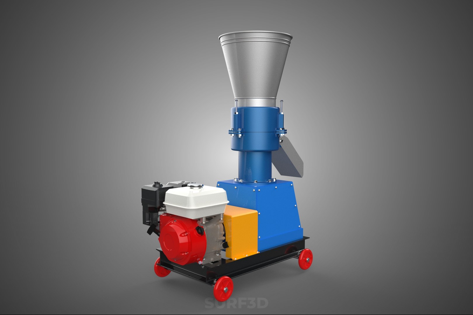 3D model PELLET PRESS MILL MAKING PRINTING MACHINE GRANULATOR GAS ENGINE https://p.turbosquid.com/ts-thumb/Bq/NJYxdV/rv/10_1763_pelletpressmillmakingprintingmachinegranulatorgasengine/jpg/1782716514/1920x1080/fit_q87/c6686532bbebd76e6b306f69703302d89a2dc626/10_1763_pelletpressmillmakingprintingmachinegranulatorgasengine.jpg
