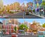 Cartoon City 3D model