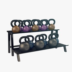 Kettlebells Rack