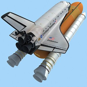 3d model nasa space shuttle endeavour