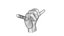 Realistic Hand model pose gesture 6