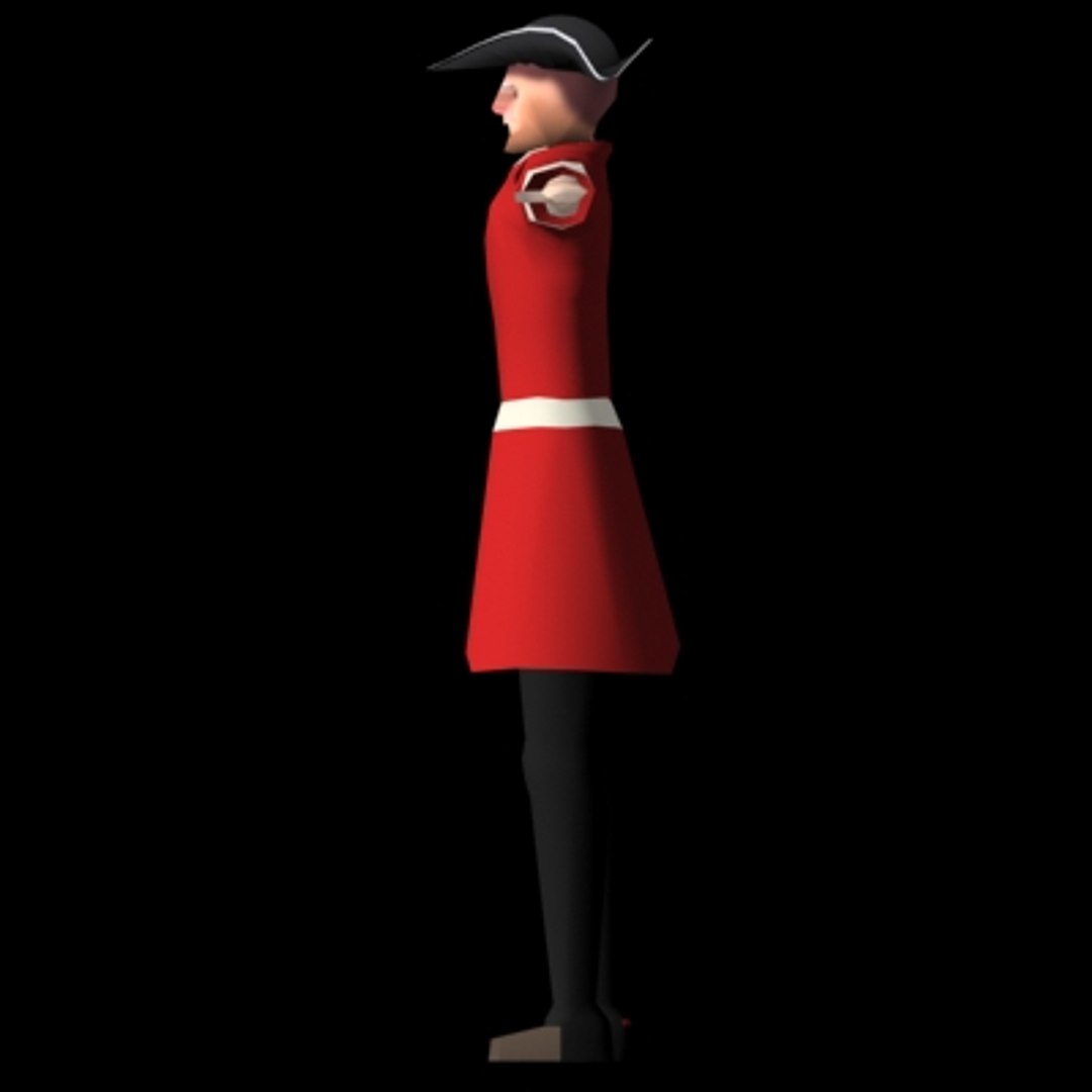 British Soldier Character 3d Model British Soldier Character 3d Model