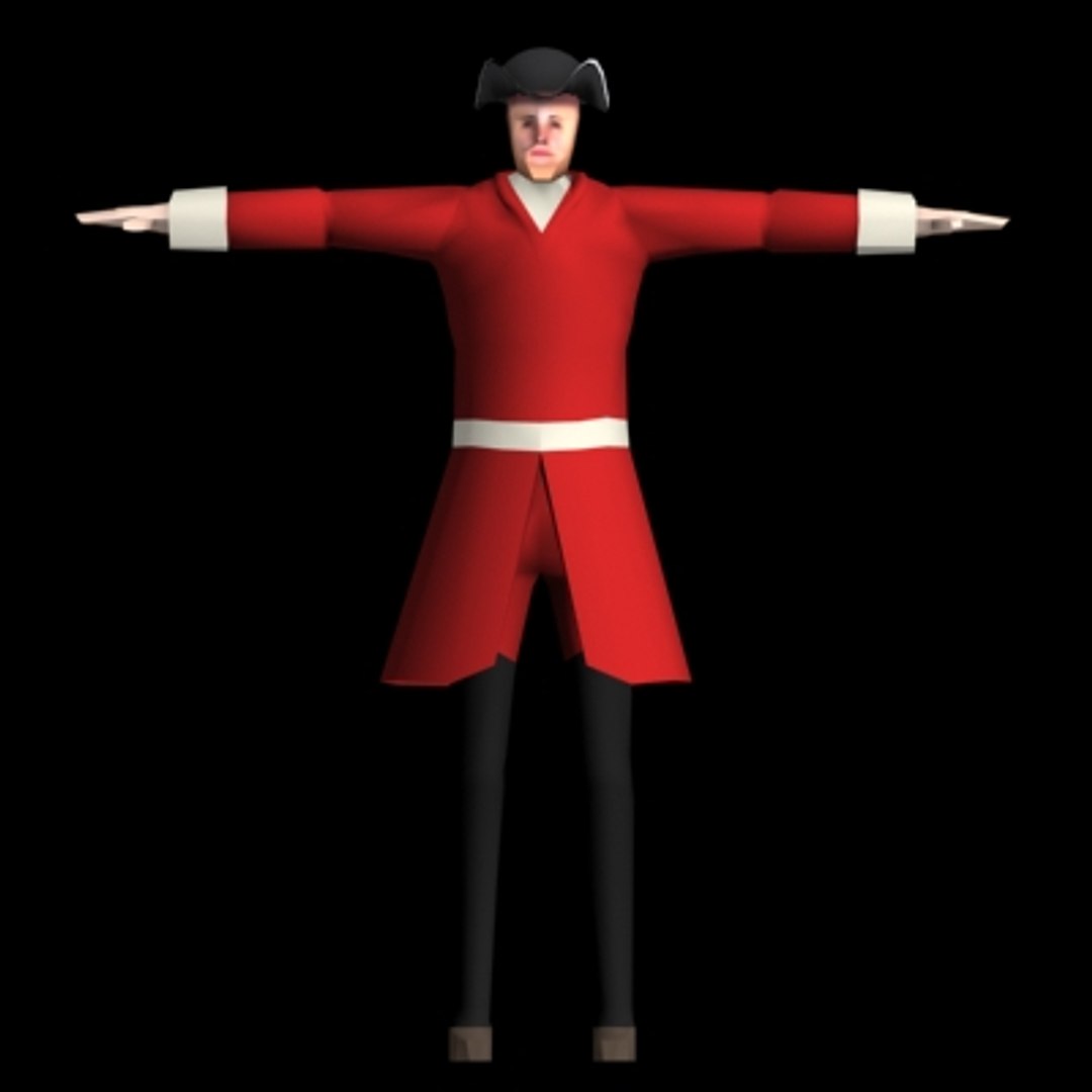 British Soldier Character 3d Model British Soldier Character 3d Model