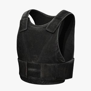 Minimalist Tactical Vest - Game Ready 3D Model 3D