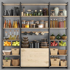 3D kitchen accessories012-pantry