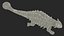 Ankylosaurus tropicale in posa ambulante