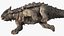 Ankylosaurus tropicale in posa ambulante