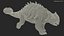 Ankylosaurus tropicale in posa ambulante