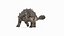 Ankylosaurus tropicale in posa ambulante