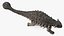 Ankylosaurus tropicale in posa ambulante