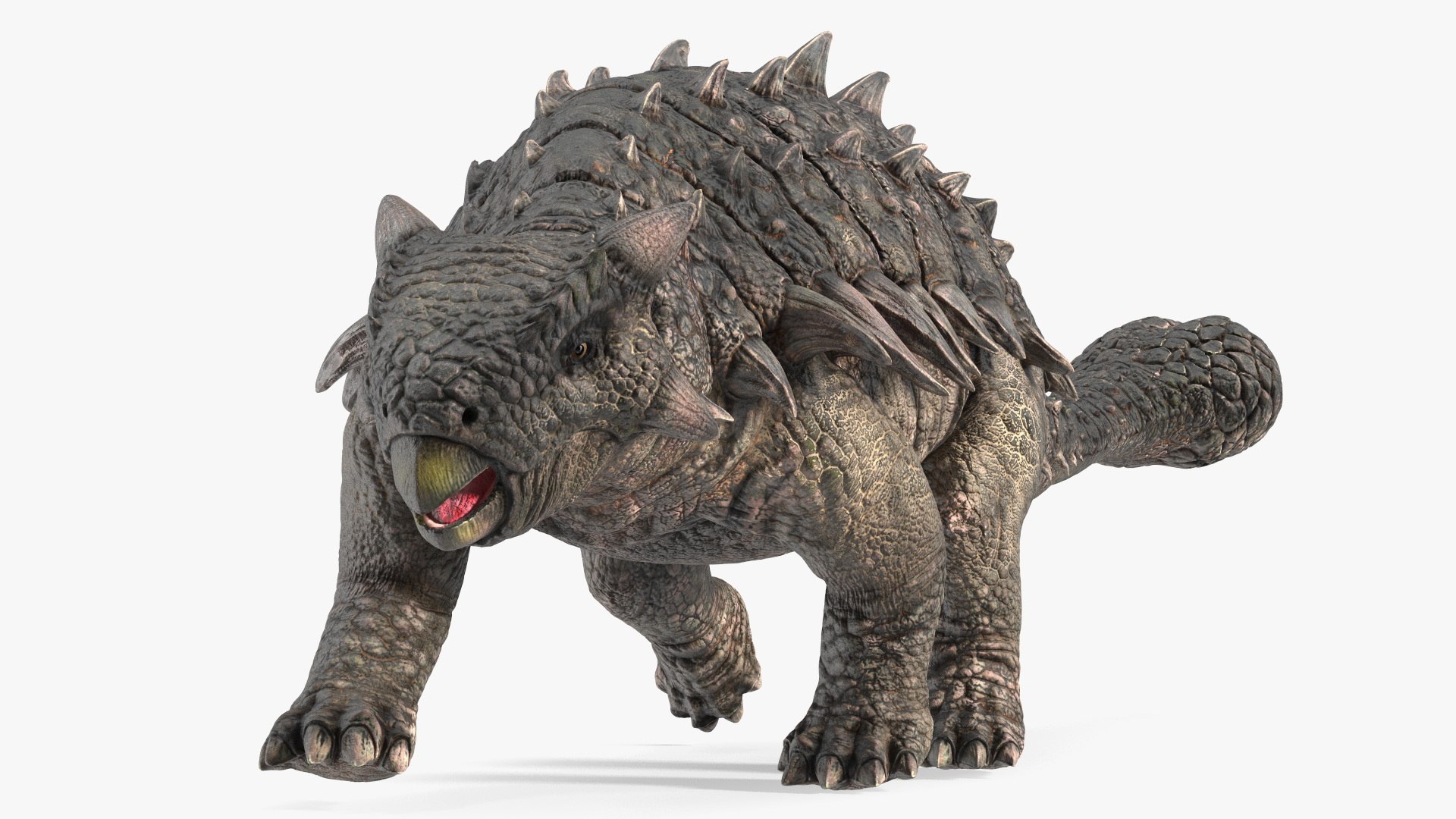 Ankylosaurus Tropical in Walking Pose 3D model preview