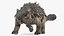 Ankylosaurus tropicale in posa ambulante