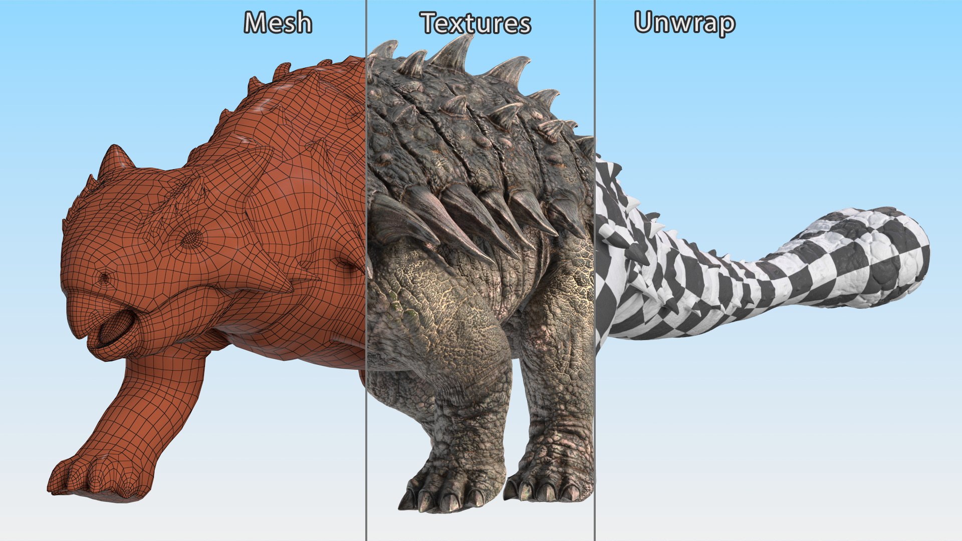 3D Ankylosaurus Tropical in Walking Pose https://p.turbosquid.com/ts-thumb/Bq/cUTsIl/ow/ankylosaurustropicalinwalkingpose3dsmodel017/jpg/1703807430/1920x1080/fit_q87/af6c3e60aade86a8a0eb6d57806bacd908f641a1/ankylosaurustropicalinwalkingpose3dsmodel017.jpg