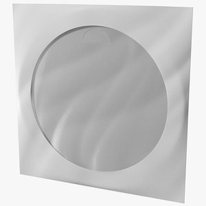 3D CD Paper Sleeve with Clear Window model