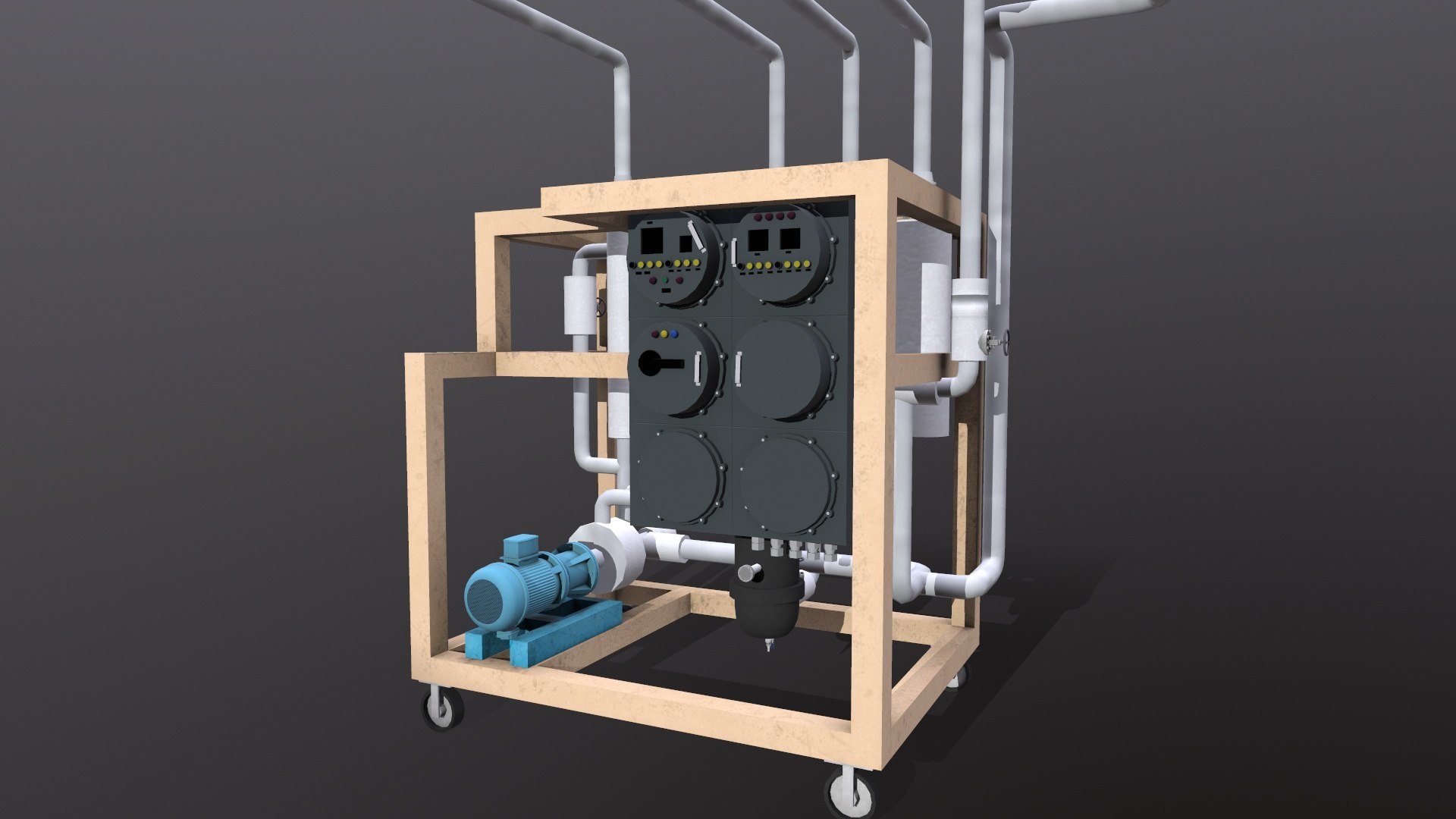 Electric Panel 3D Model - TurboSquid 2288096