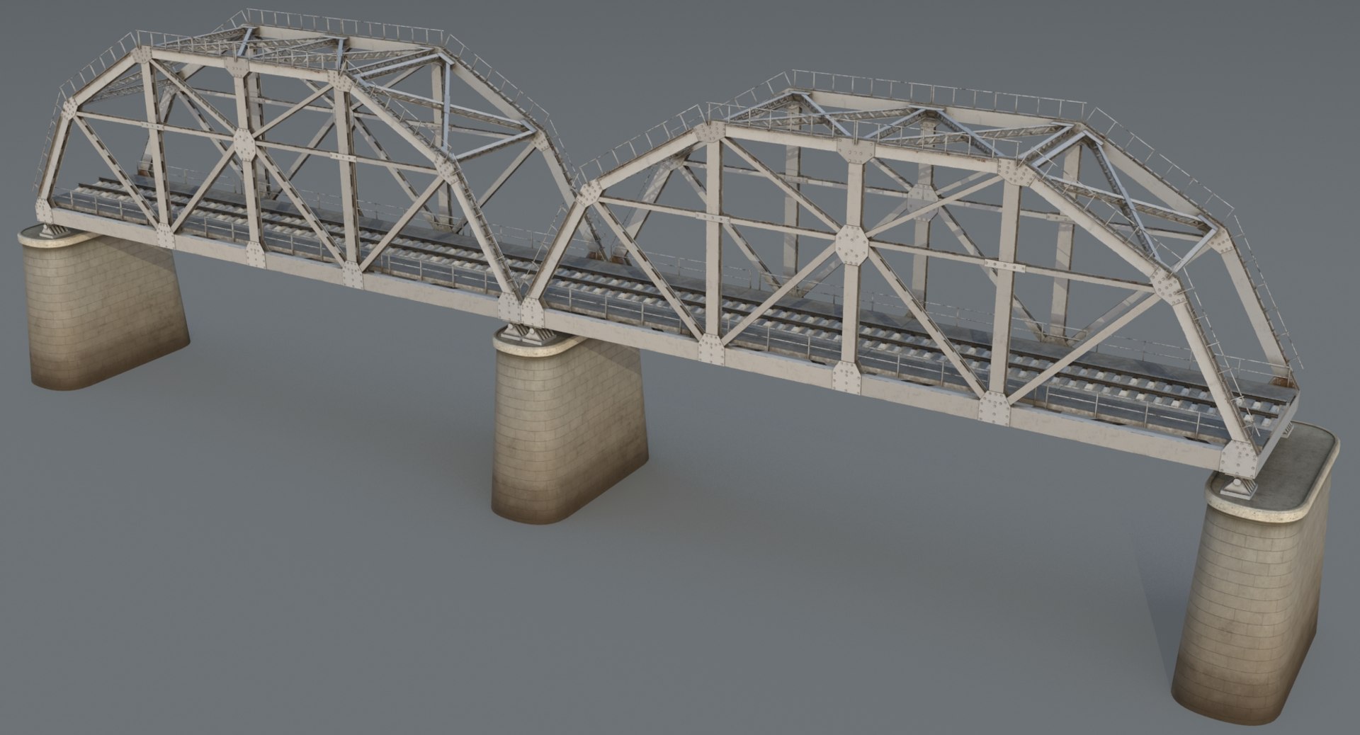 railway bridge 3d model
