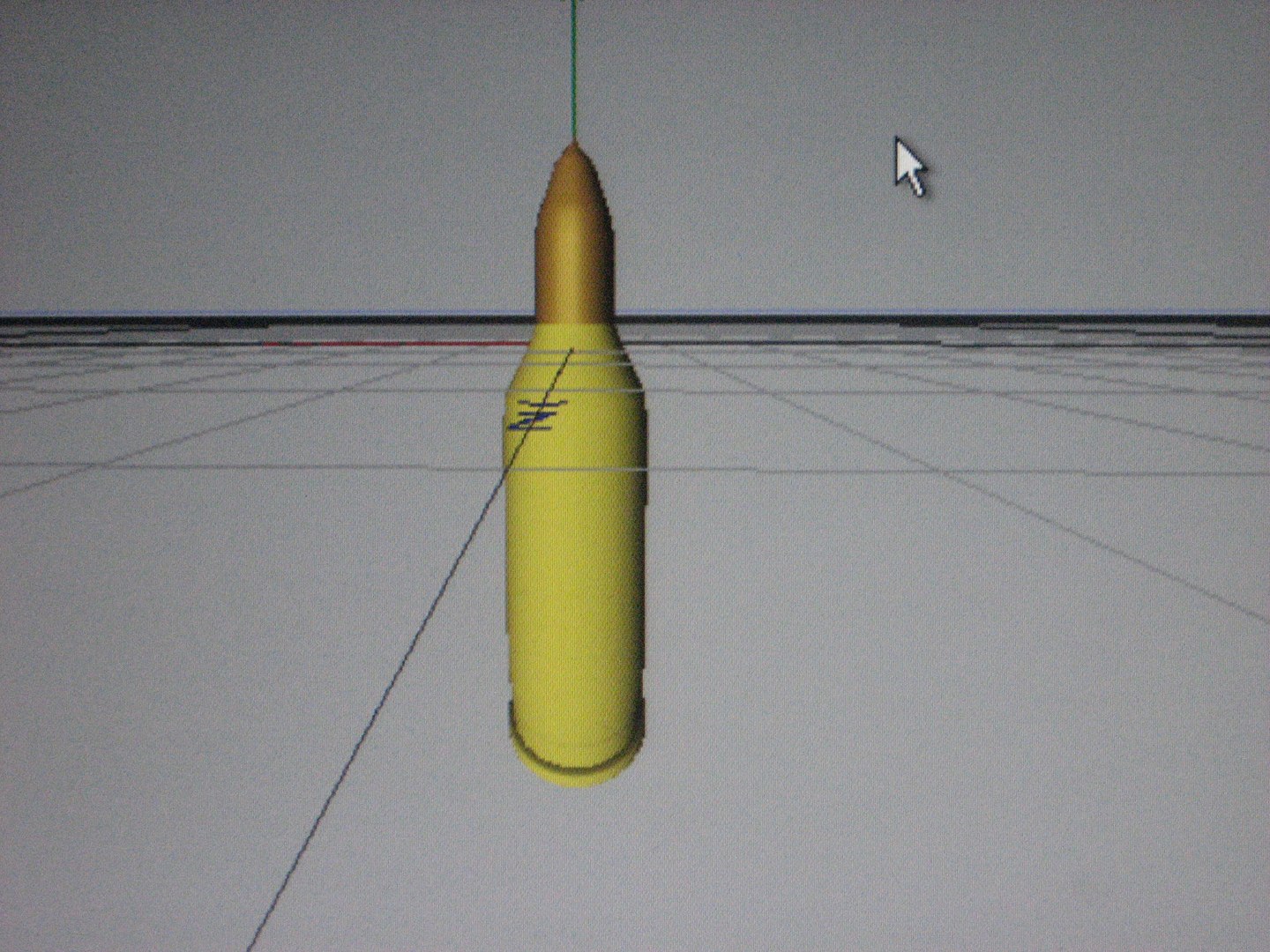 free c4d model bullet shell